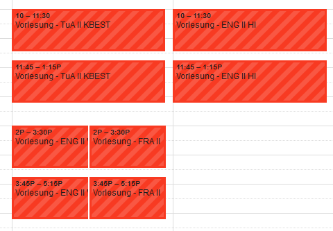 Screenshot 4 für die Einrichtung Sked Kalender Web-App auf Android-Geräten