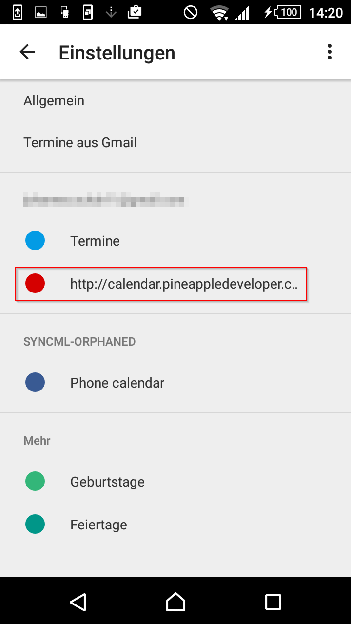 Screenshot 7 für die Einrichtung Sked Kalender Web-App auf Android-Geräten