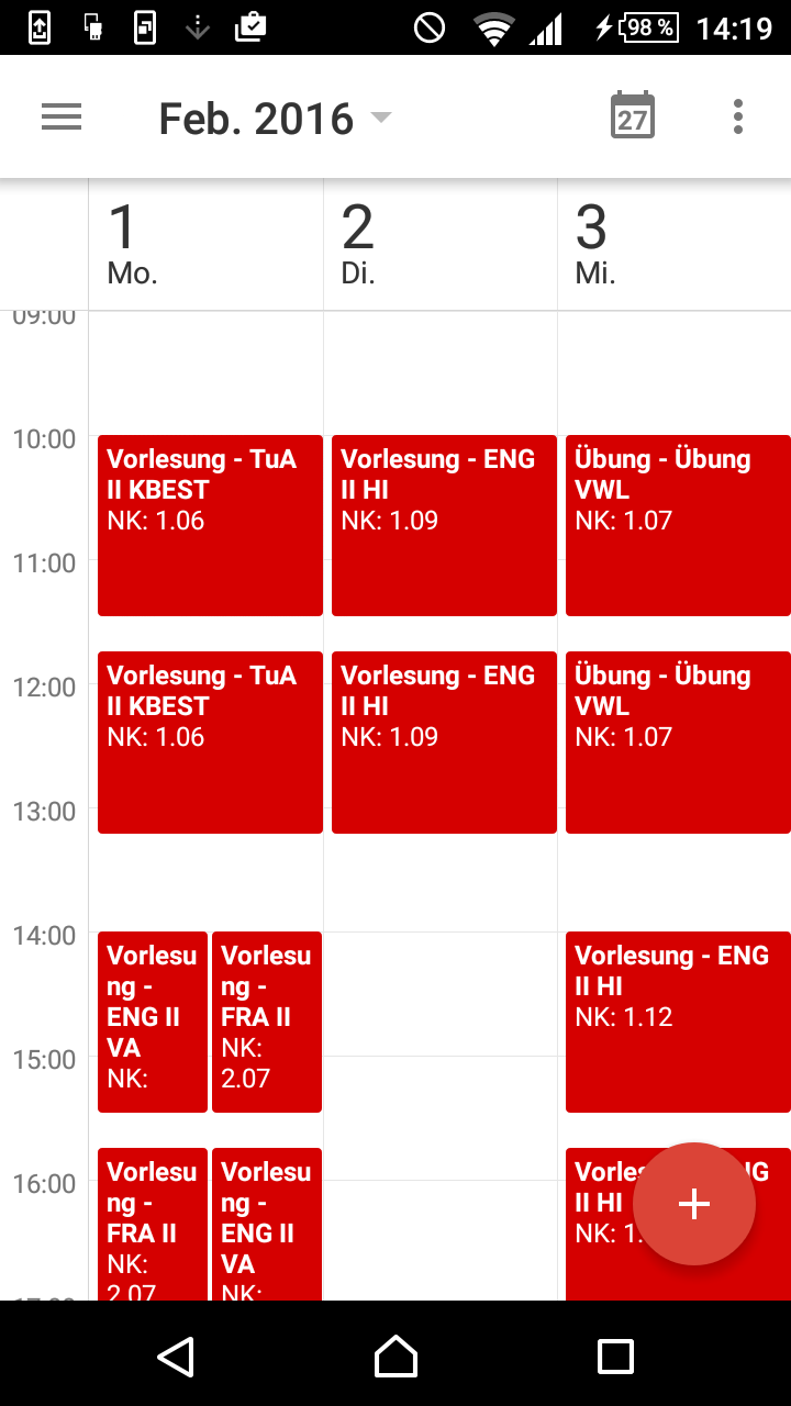 Screenshot 9 für die Einrichtung Sked Kalender Web-App auf Android-Geräten