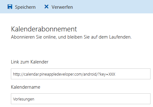 Screenshot 6 für die Einrichtung Sked Kalender Web-App auf BlackBerry-Geräten